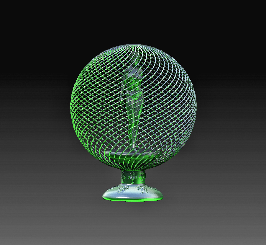 Бесплатный STL файл Decorative sphere・Идея 3Dпечати для скачивания・Cults